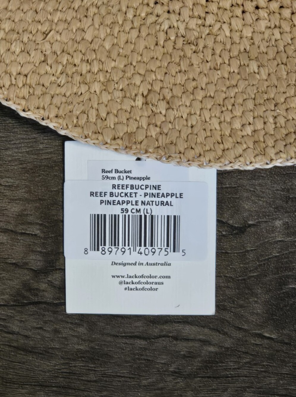 Lack Of Color Reef Bucket Hat New - Picture 3 of 5